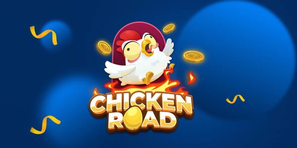 4rabet Promotion-Banner mit Chicken Road Huhn als Werbemotiv für Bonusaktionen